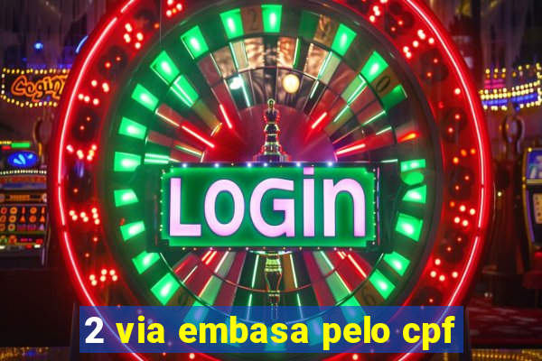 2 via embasa pelo cpf